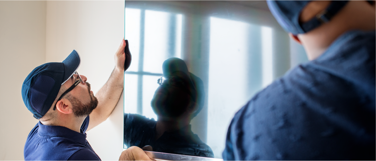 instalacion de pantallas